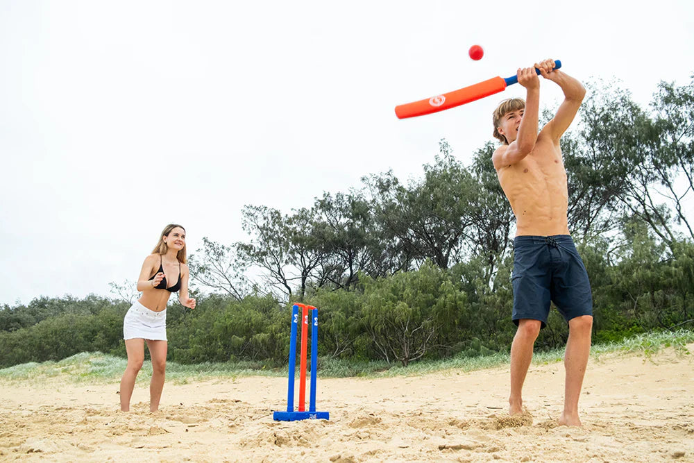 Cooee Premium Outdoor Double Cricket Set of 7 – Beach & Backyard Fun for All Ages