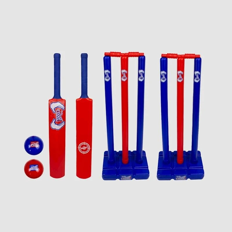 Cooee Premium Outdoor Double Cricket Set of 7 – Beach & Backyard Fun for All Ages