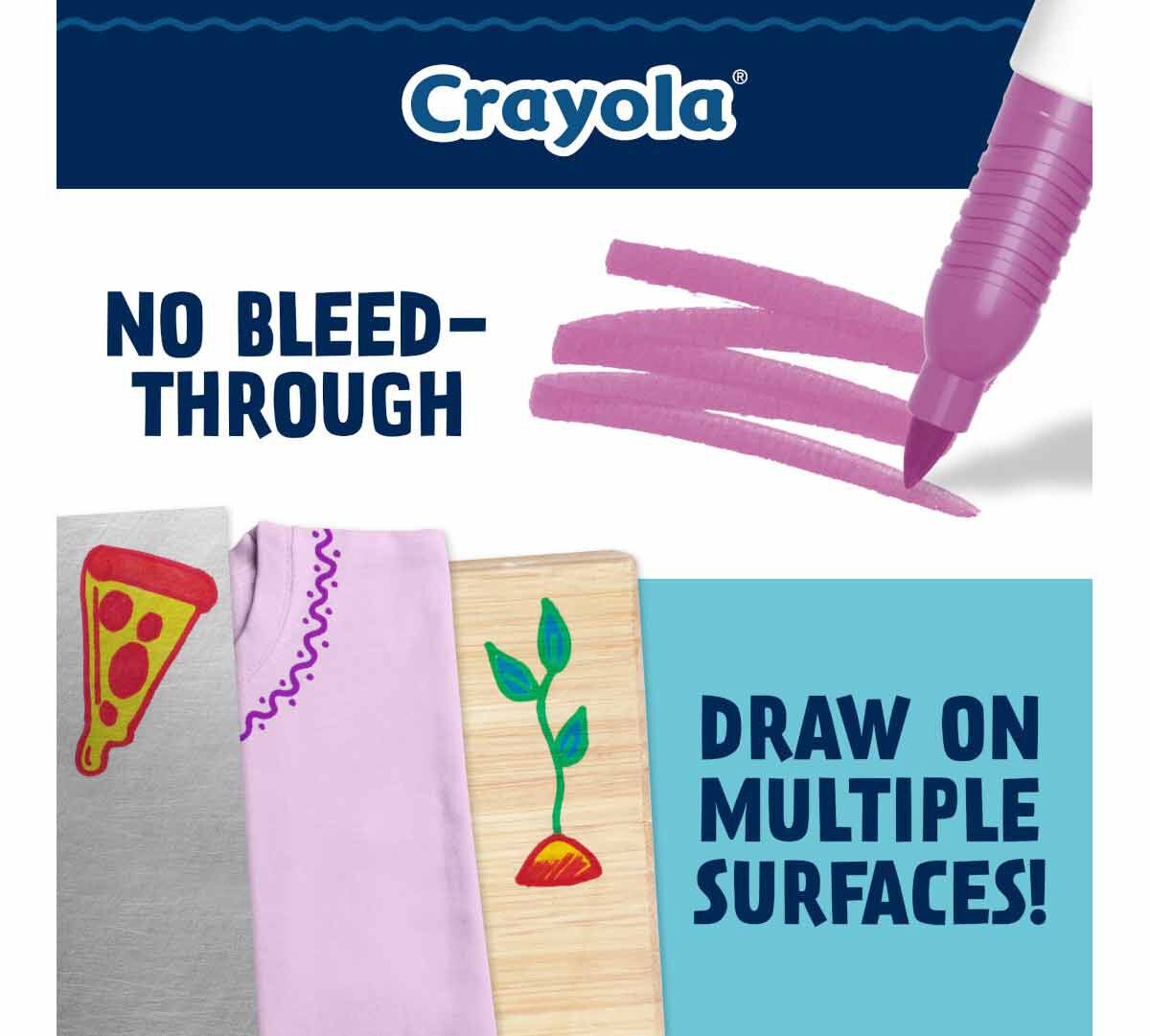 Crayola Doodle & Draw Colour Change Markers Pack of 8