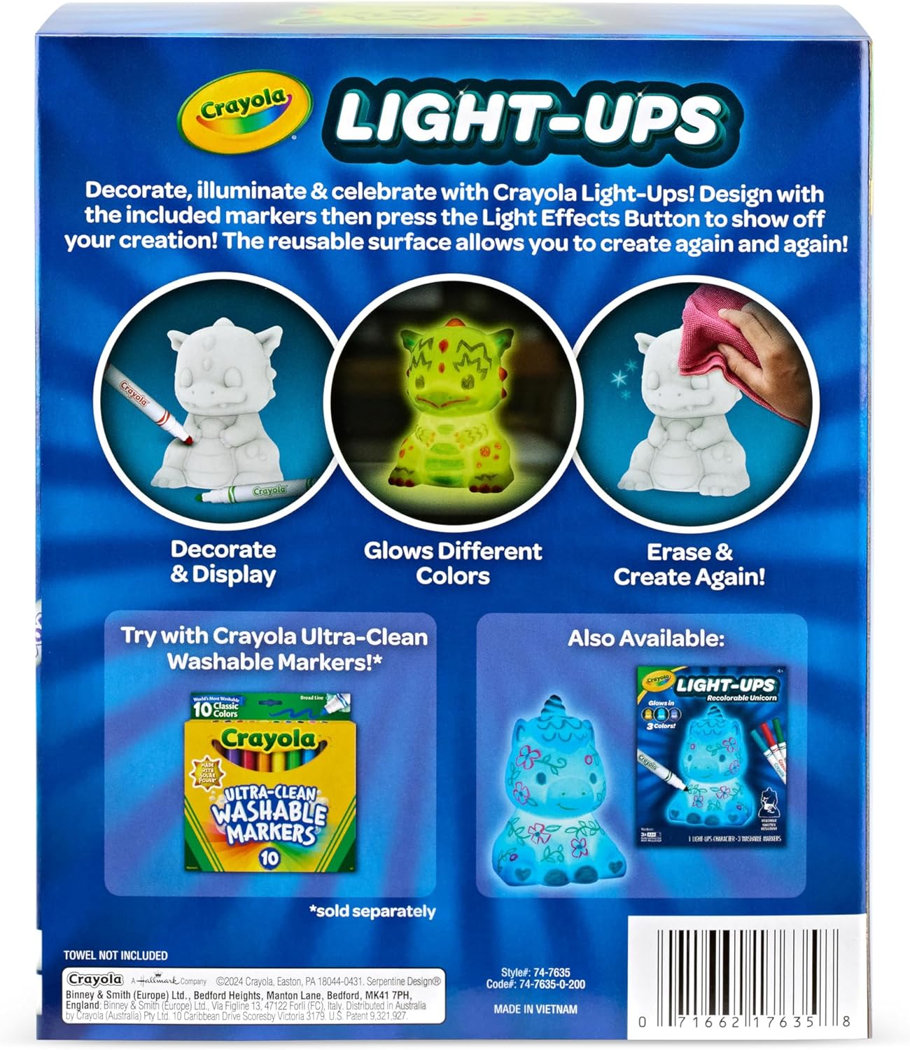 Crayola Light-Ups Rerecordable Craft Dragon