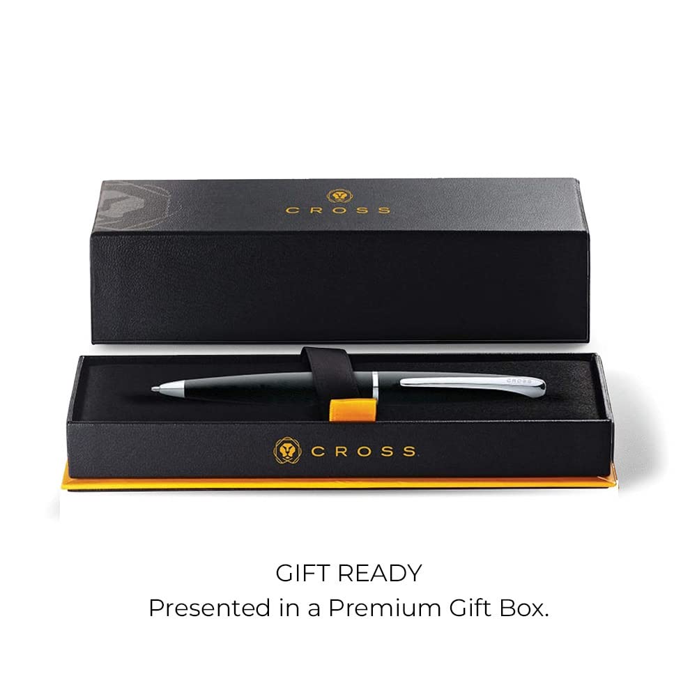Cross Ballpoint Pen ATX Basalt Medium Tip Black