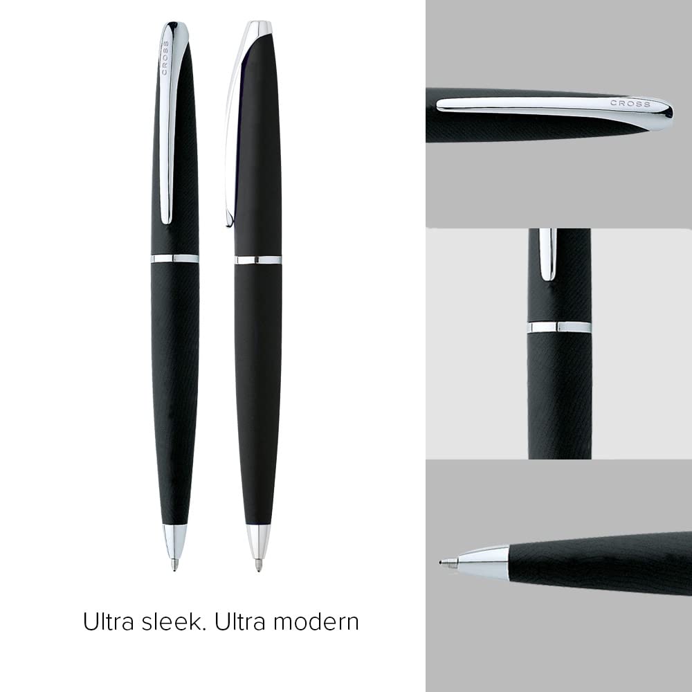 Cross Ballpoint Pen ATX Basalt Medium Tip Black