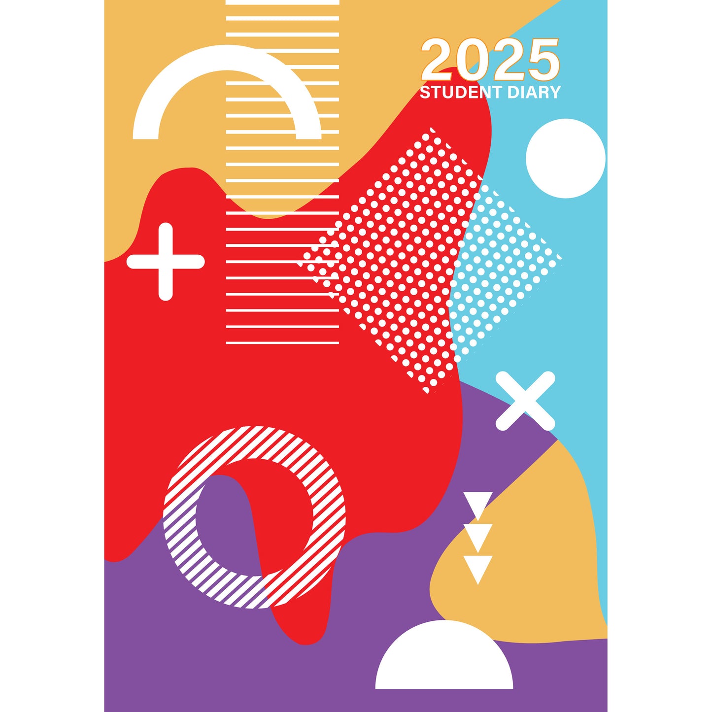 Cumberland 2025 Student Diary A5 Week-To-View Casebound Multi-Coloured