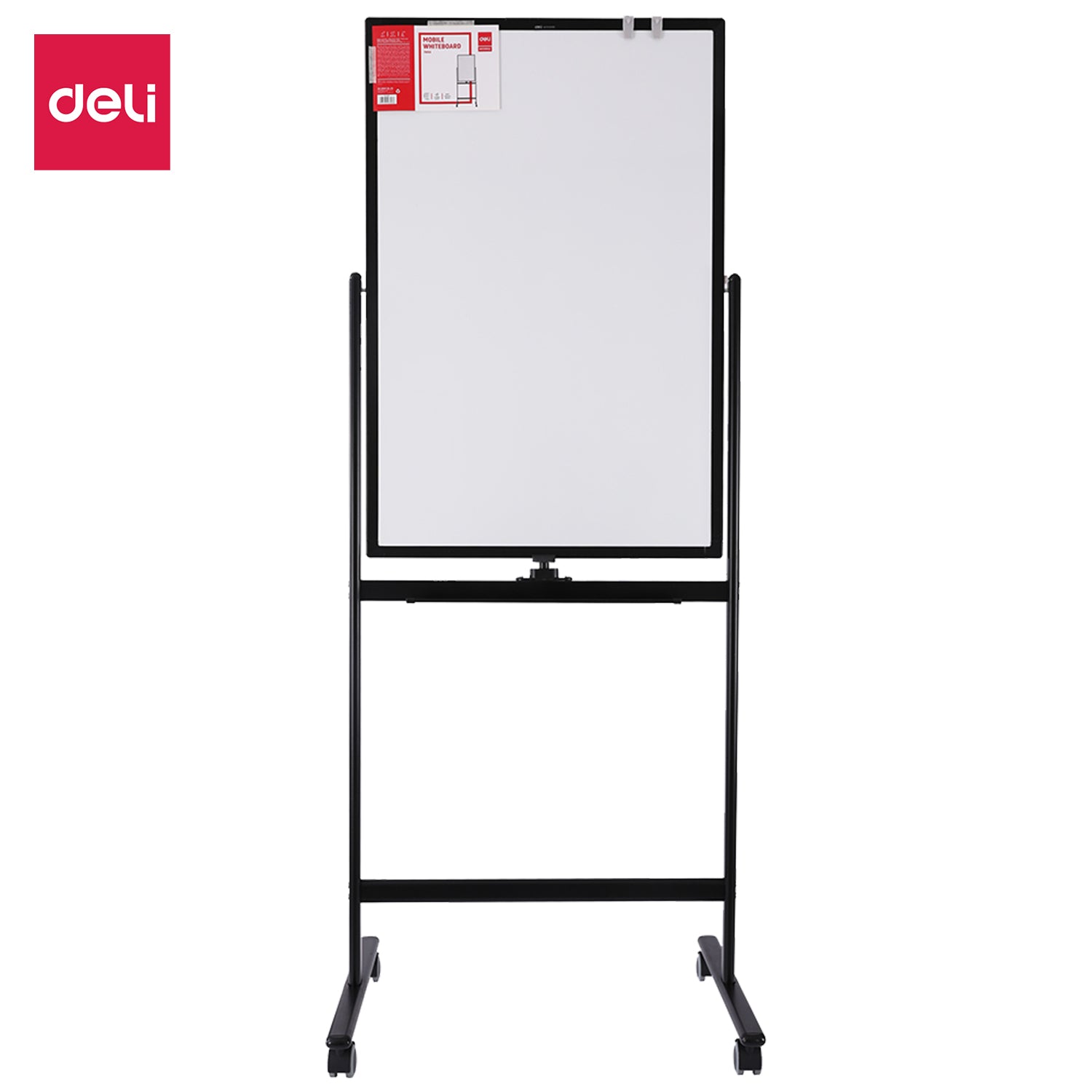 Deli Combo Mobile Whiteboard & Chalkboard 600x900mm