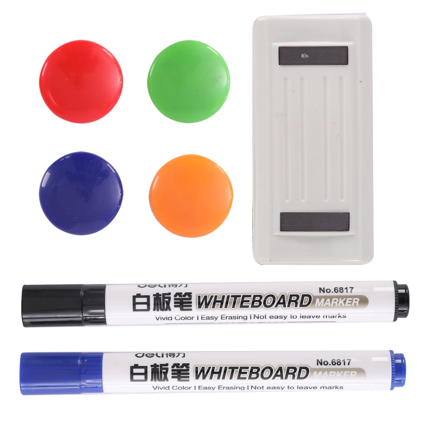 Deli Combo Mobile Whiteboard & Chalkboard 600x900mm