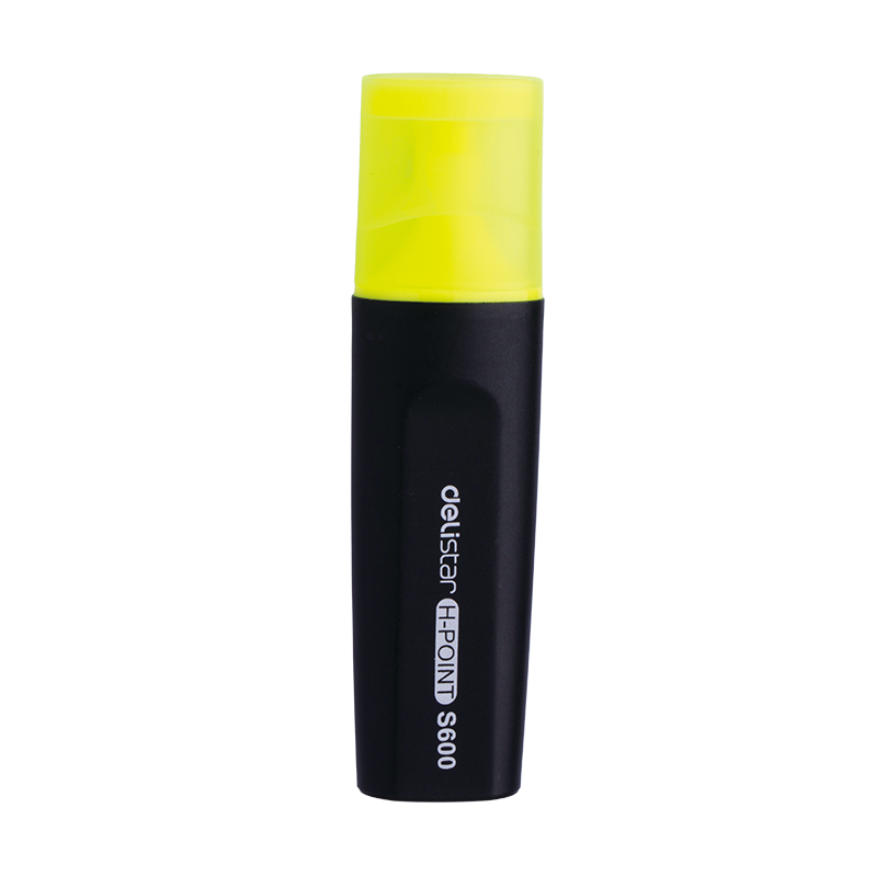 Deli Highlighter Chisel Tip S600 Yellow