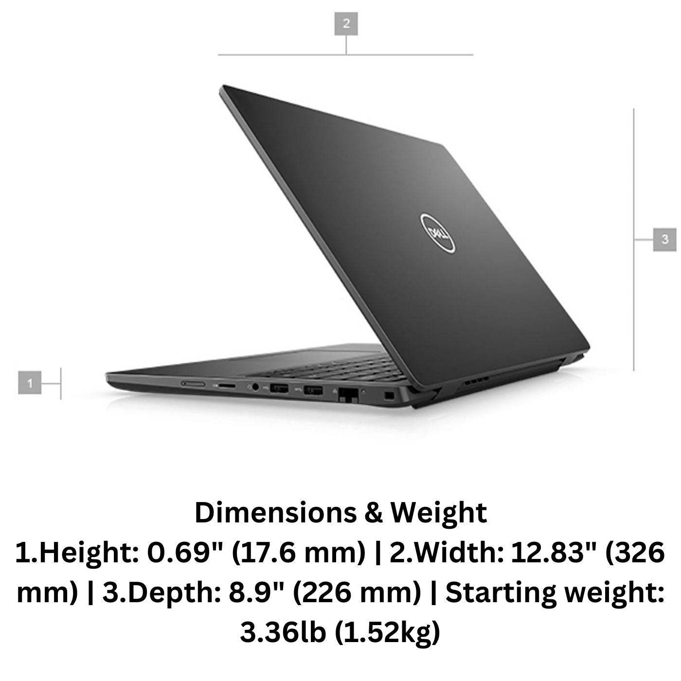 Dell Latitude Laptop Full-HD 14" Screen Intel 16GB 512GB HD Camera Wi-Fi 6