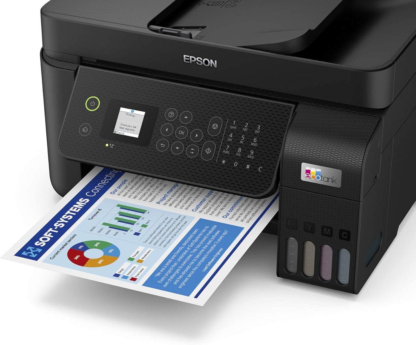 EPSON EcoTank ET-4800 Inkjet Printer Wireless Multi-function A4