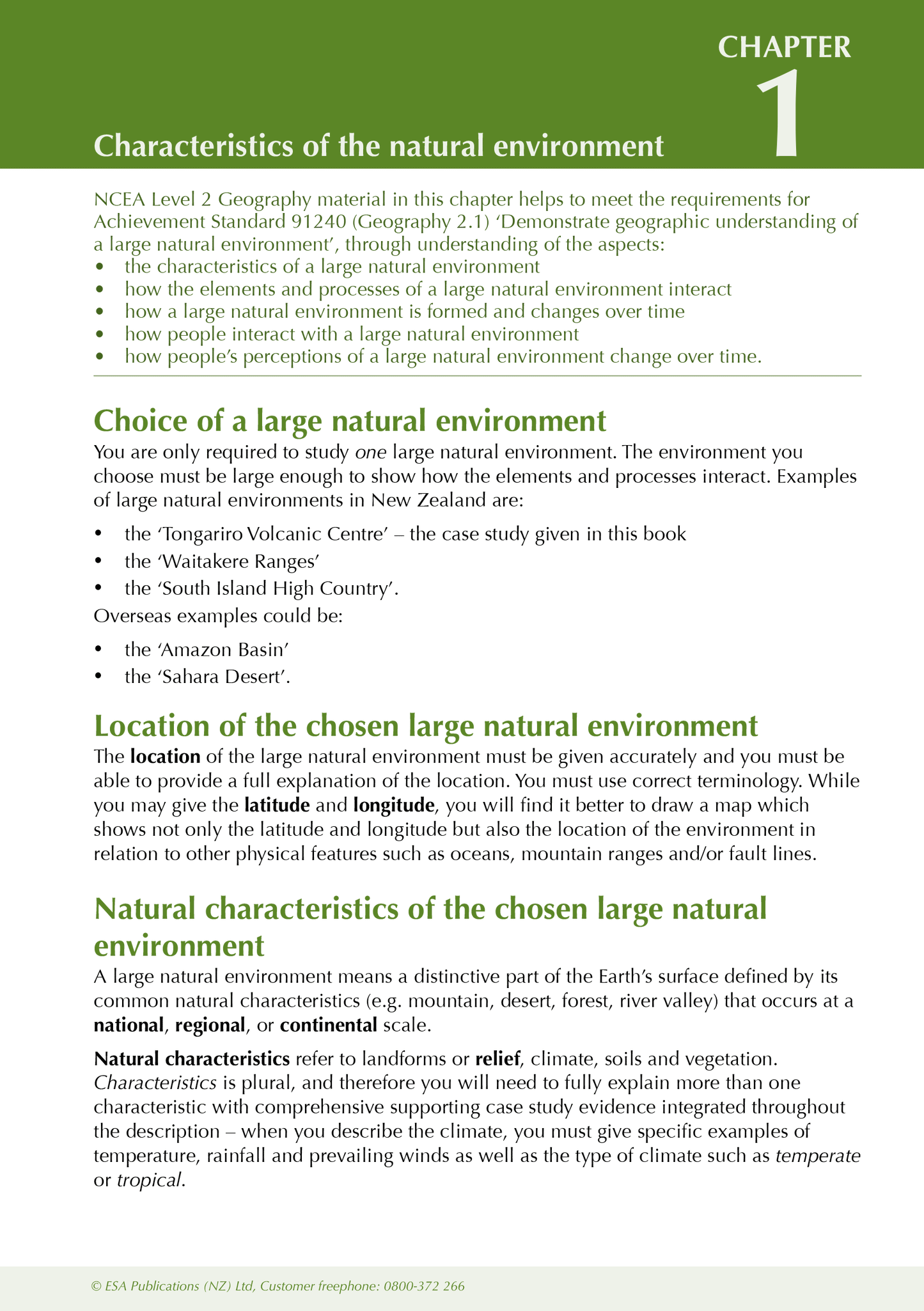 ESA Study Guide Level 2 Geography
