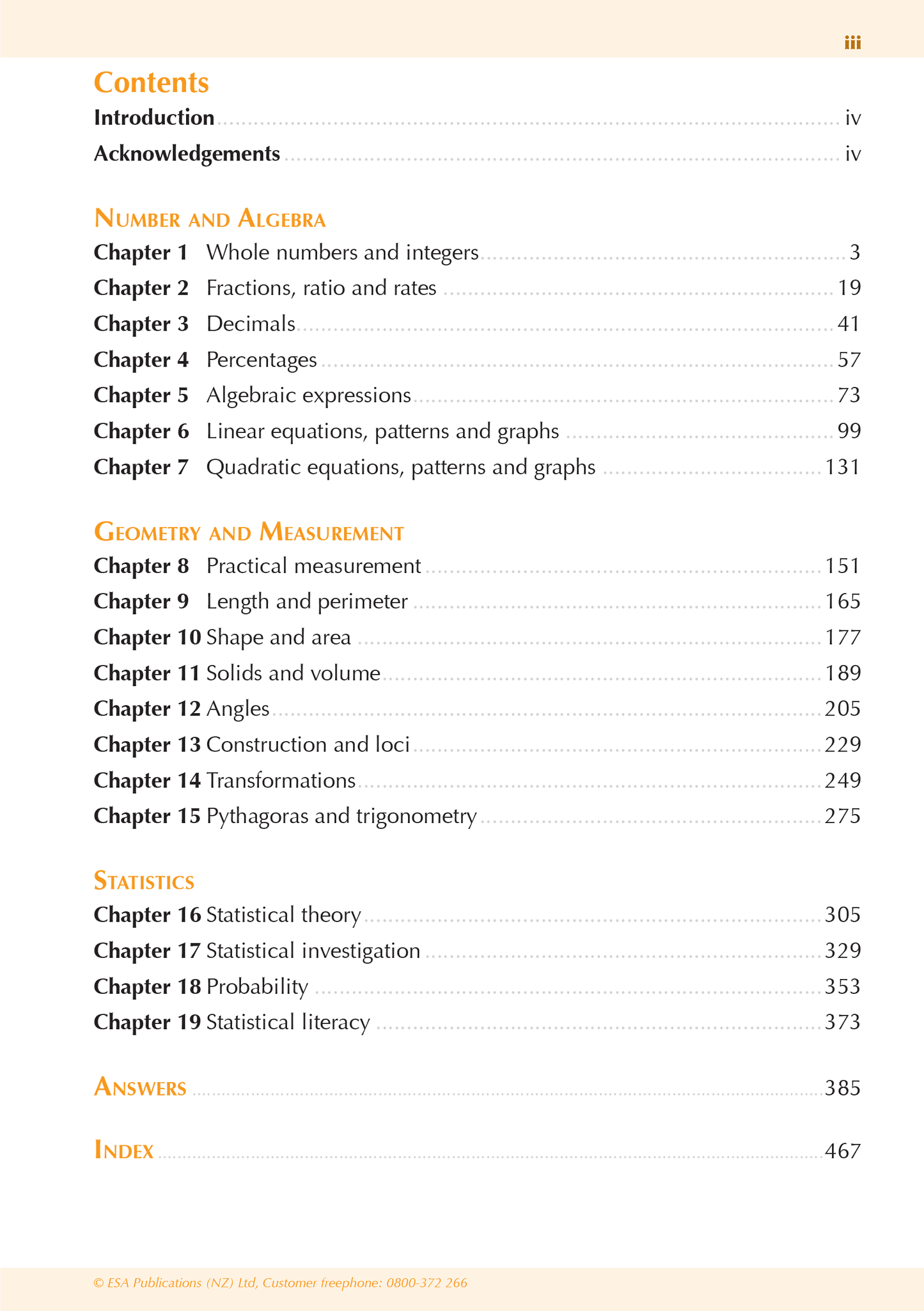 ESA Study Guide Year 10 Mathematics and Statistics