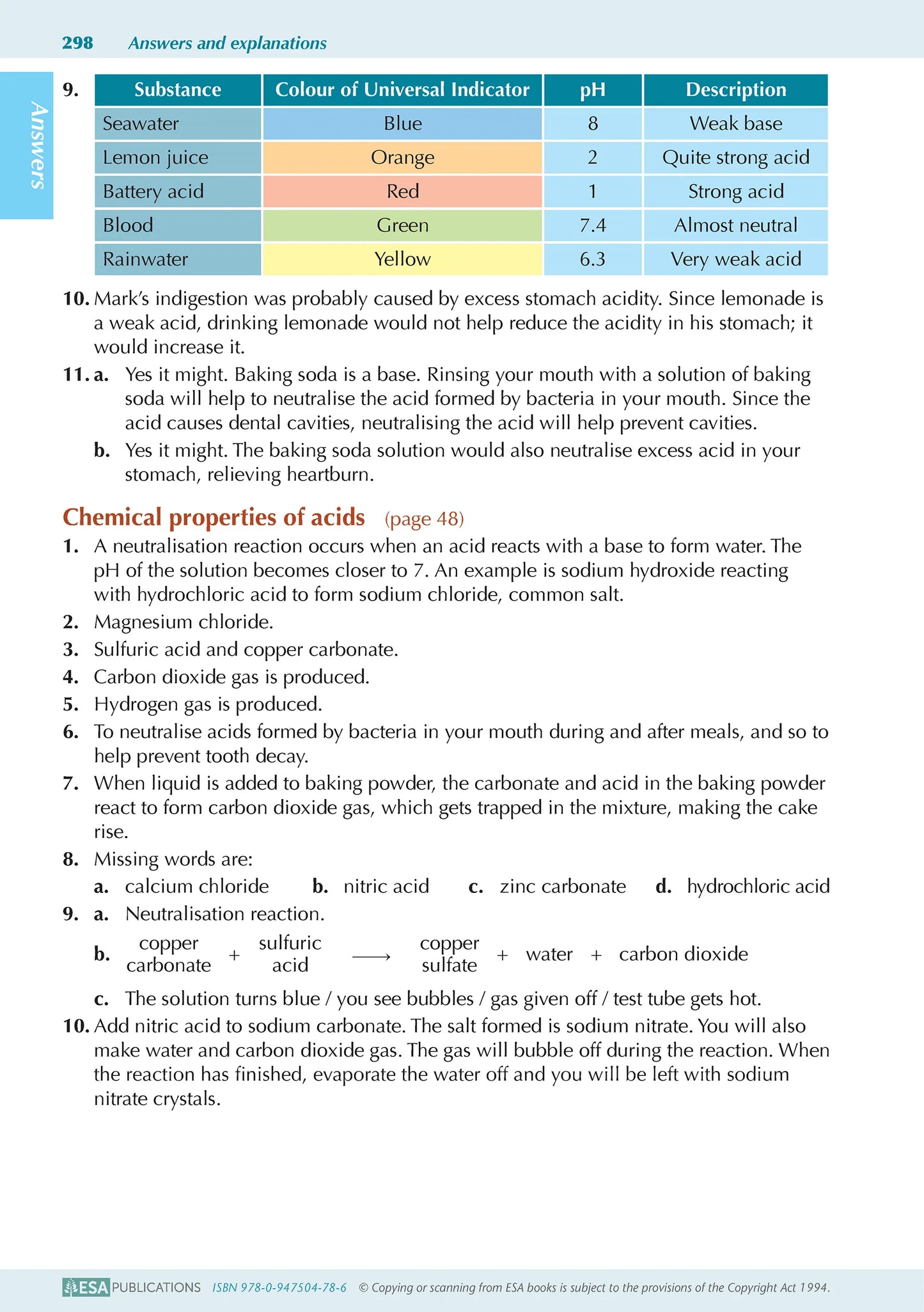 ESA Study Guide Year 10 Science