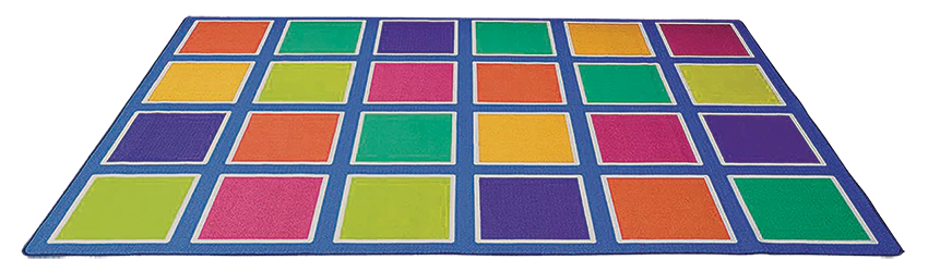 Elizabeth Richards Rug Non-Slip Colour square 3x2m
