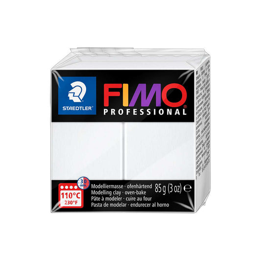 FIMO Professional Modelling Clay 8004 Oven Bake 85g White