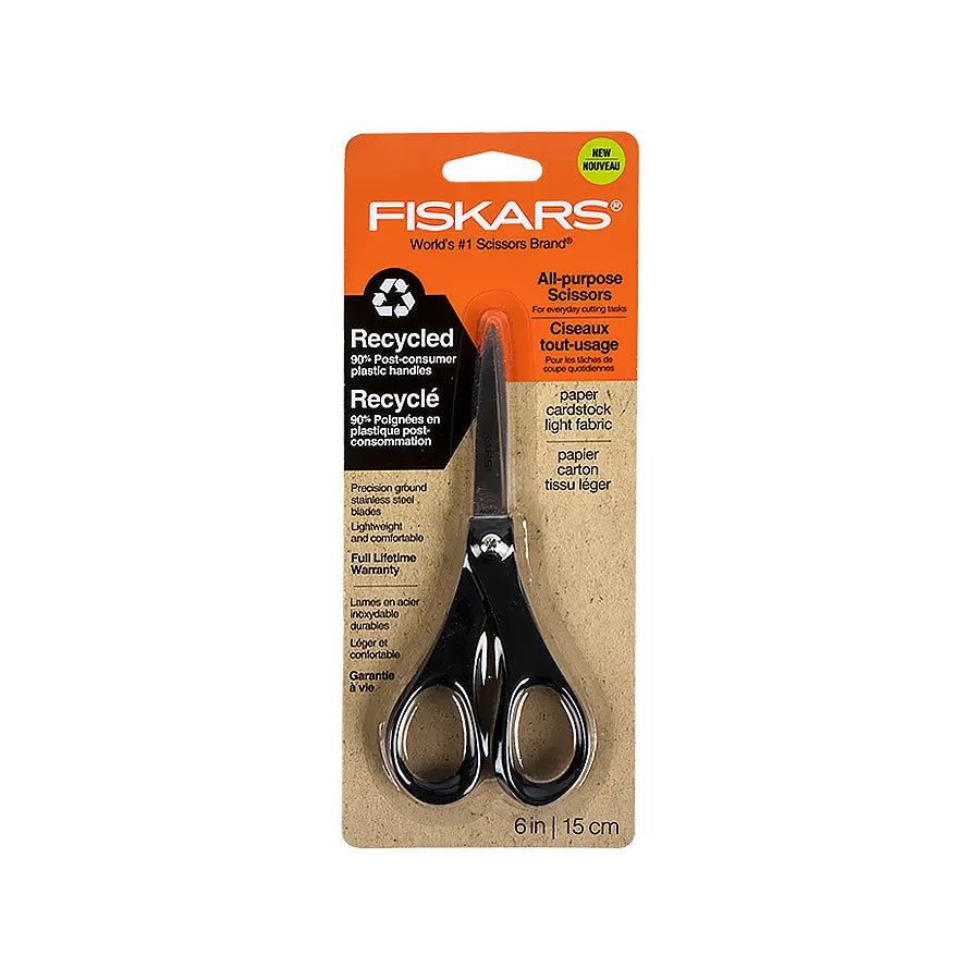 Fiscars Performance Scissors Left & Right-Handed Recycled 6 inch