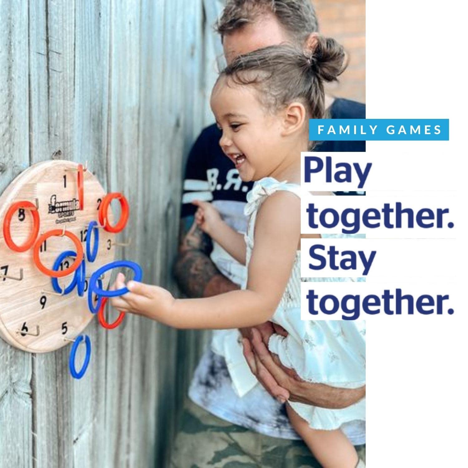 Formula Sports Hookey Set – Classic Rubberwood Ring Toss Game for All Ages