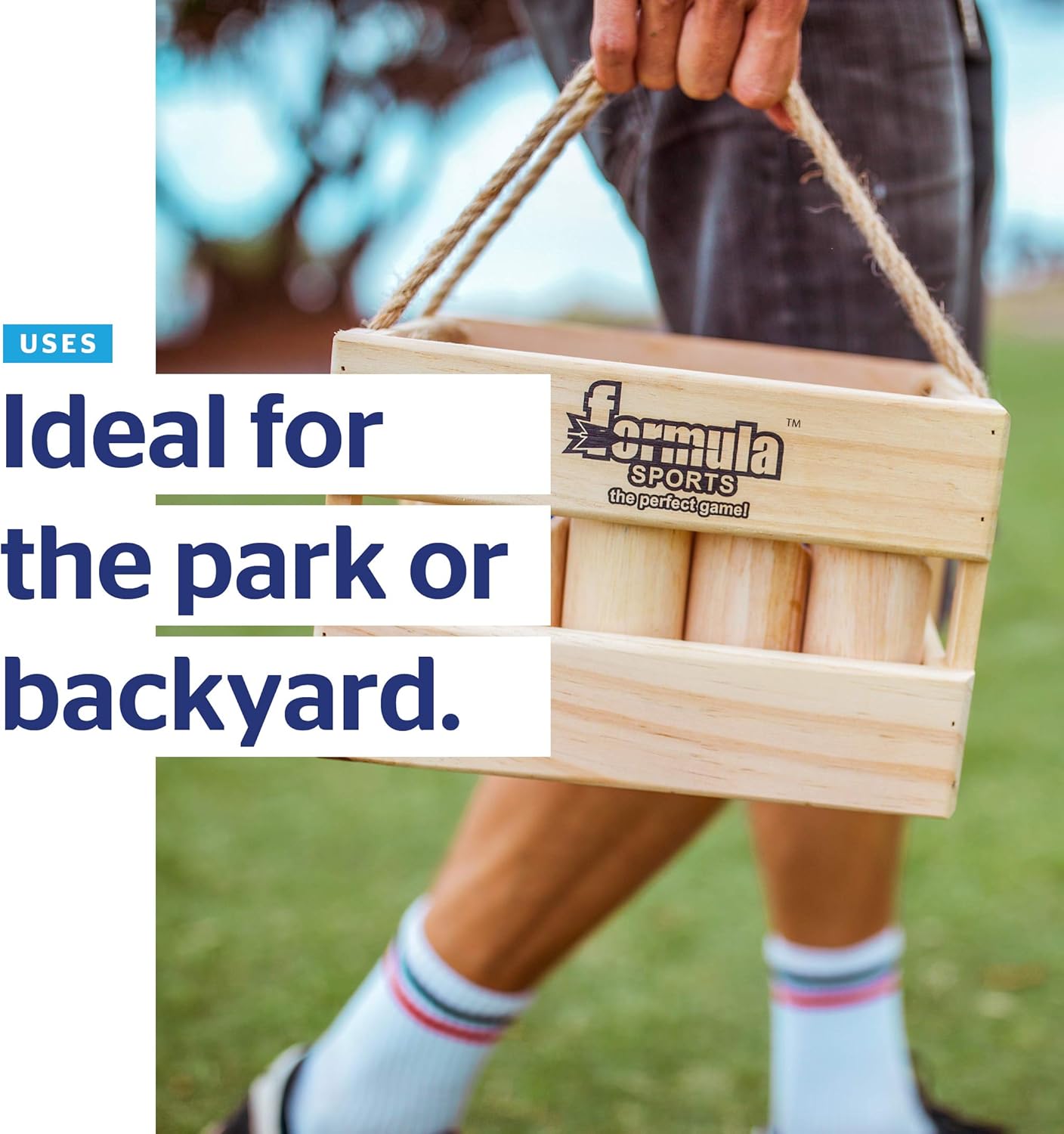 Formula Sports Number Toss – Classic Outdoor Wooden Game for Families and Groups