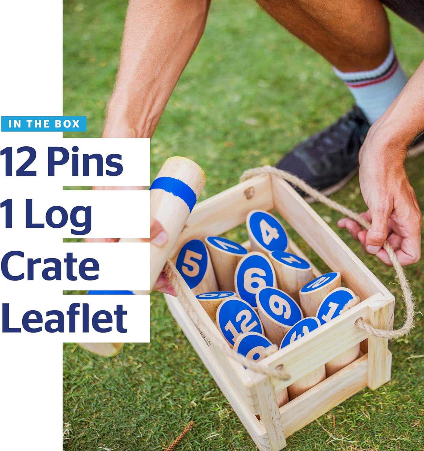 Formula Sports Number Toss – Classic Outdoor Wooden Game for Families and Groups