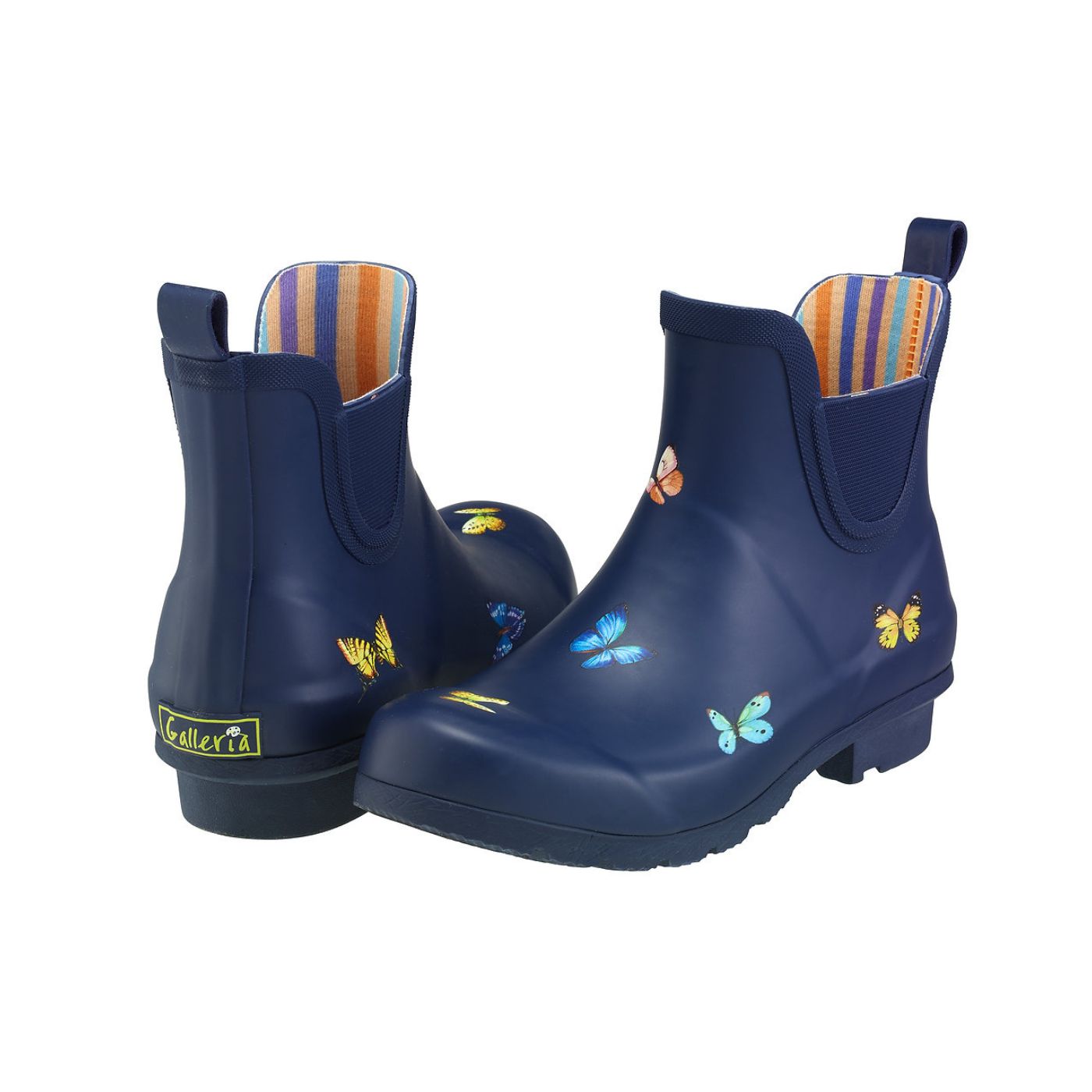 Galleria Women's Premium Chelsea Gumboots Butterfly Size 7 to 11