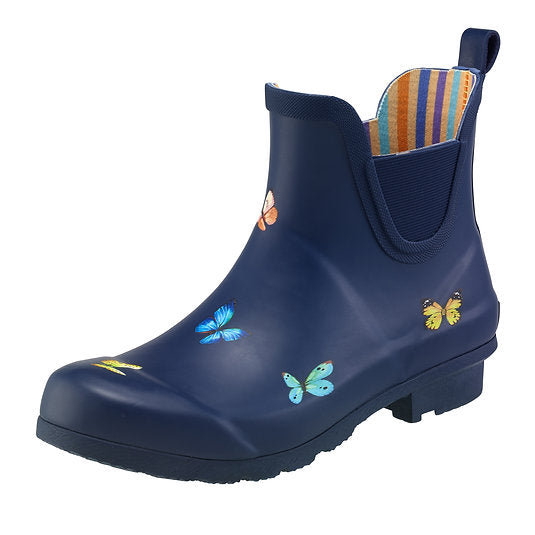 Galleria Women's Premium Chelsea Gumboots Butterfly Size 7 to 11