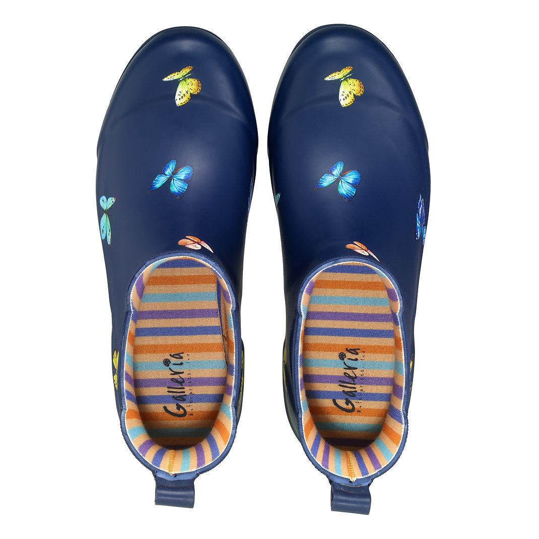 Galleria Women's Premium Chelsea Gumboots Butterfly Size 7 to 11