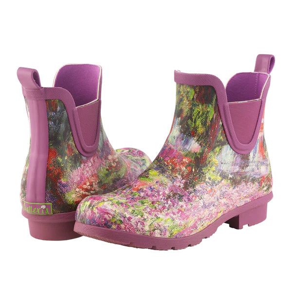 Galleria Women's Premium Chelsea Gumboots Monet Garden Size 7 to 11