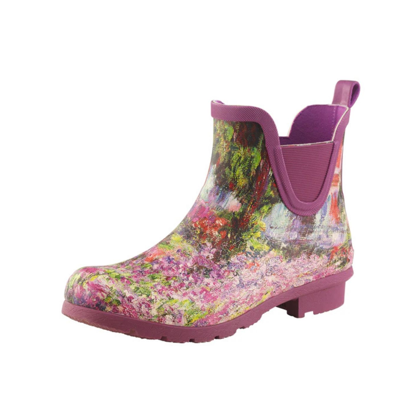 Galleria Women's Premium Chelsea Gumboots Monet Garden Size 7 to 11