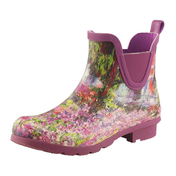 Galleria Women's Premium Chelsea Gumboots Monet Garden Size 7 to 11