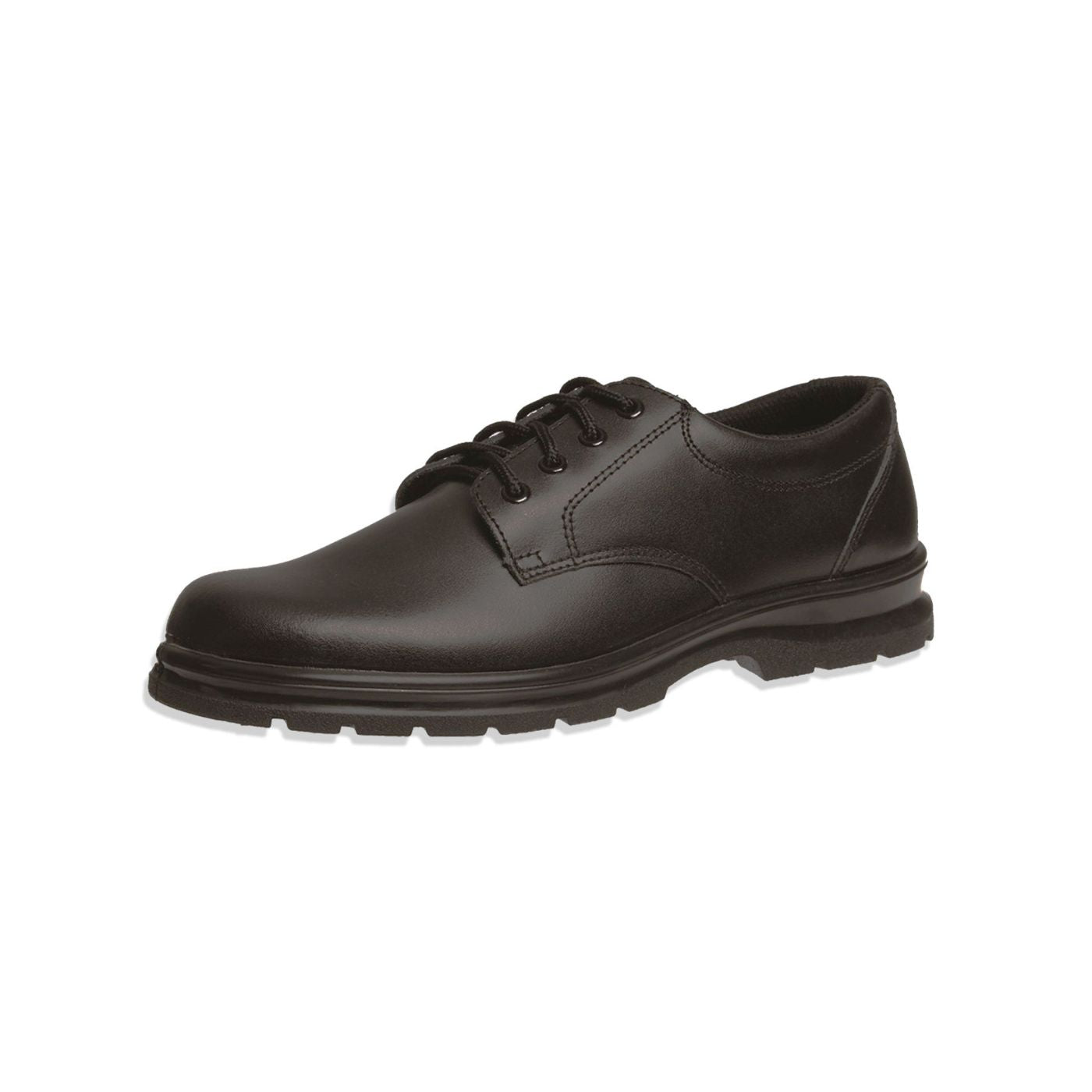 Grosby Leather School Shoes Lace-Up Black Educate JNR 2 UK Size 10-6