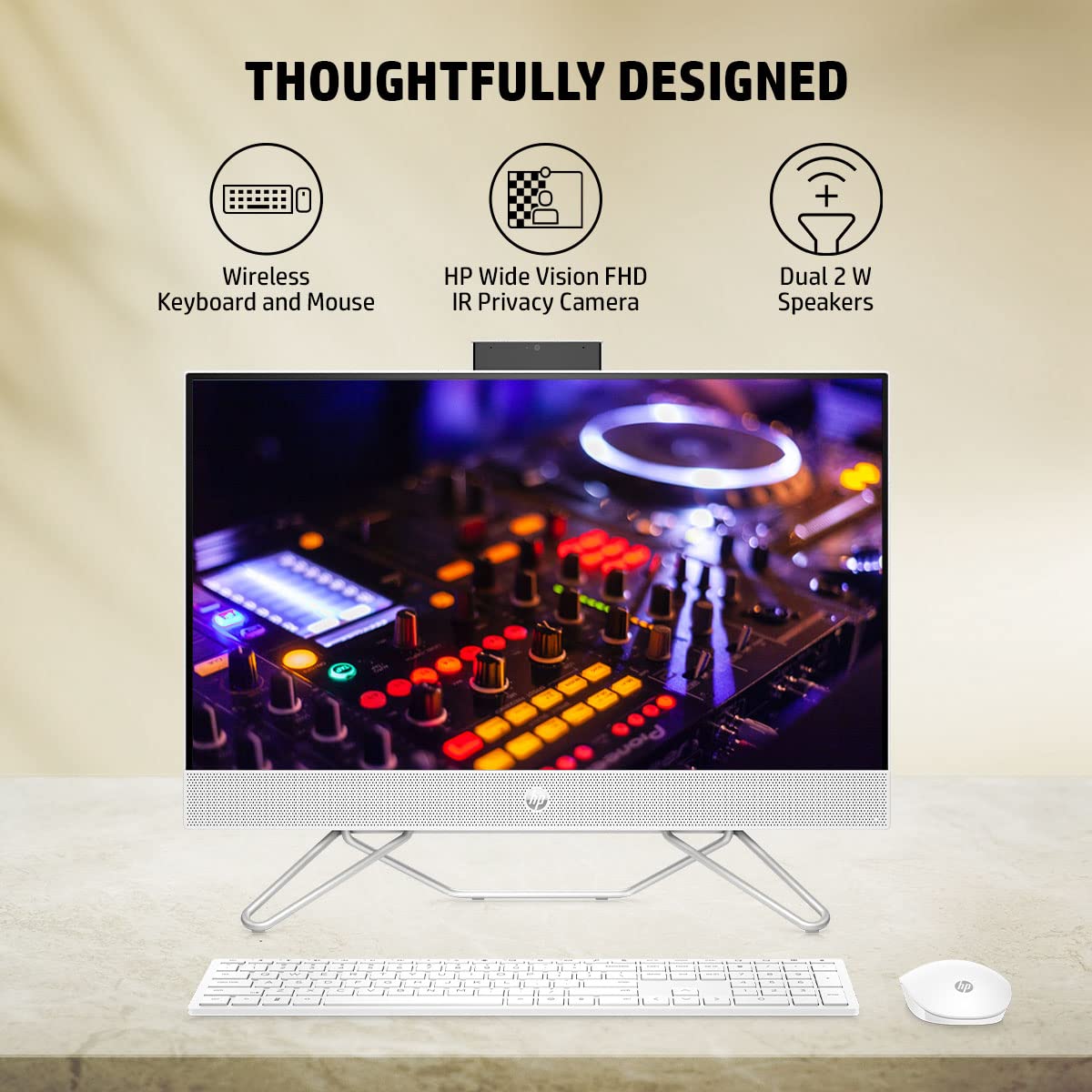HP PC 24" HD Screen 12th Gen Intel® Core™ 8GB RAM 512GB Win 11 Home