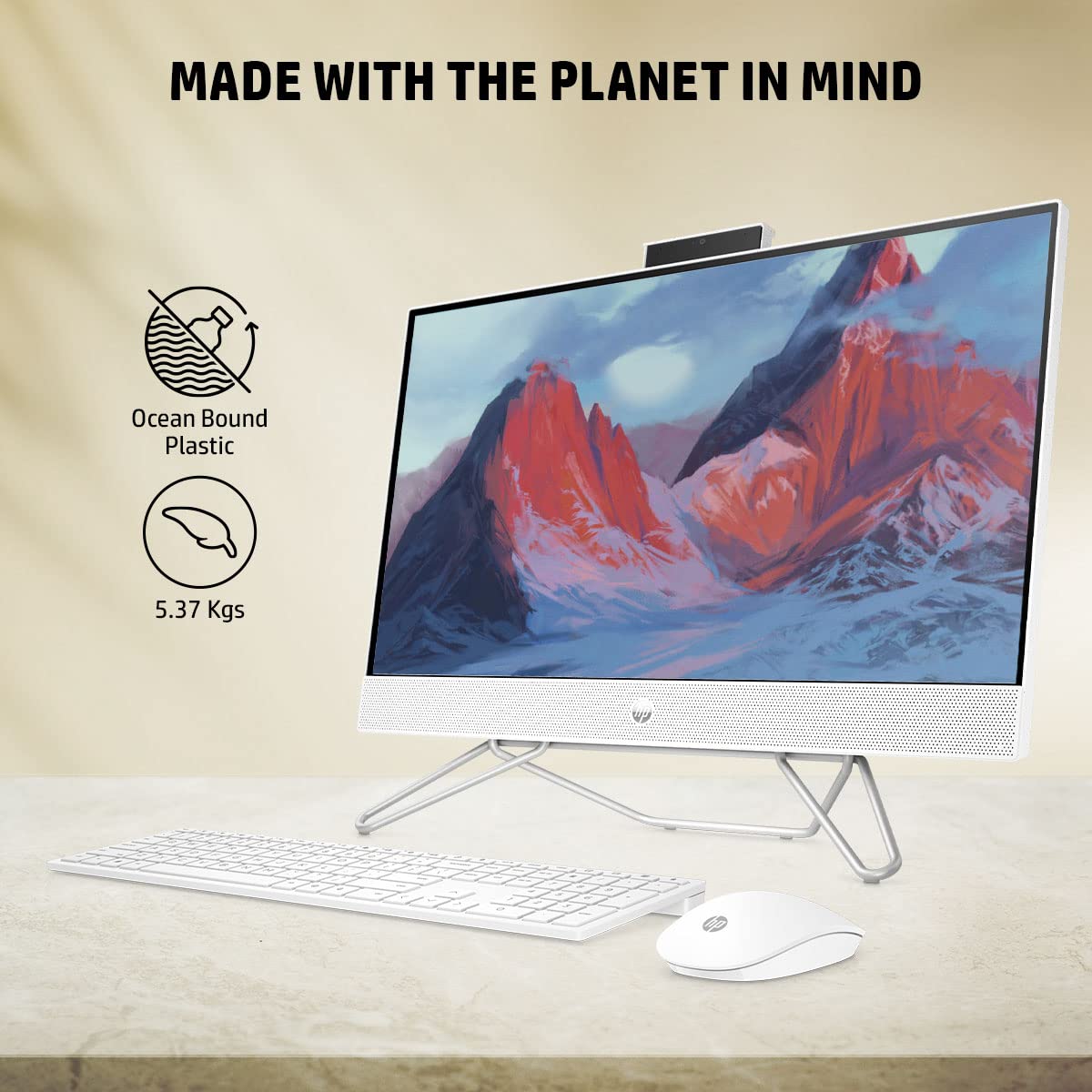 HP PC 24" HD Screen 12th Gen Intel® Core™ 8GB RAM 512GB Win 11 Home