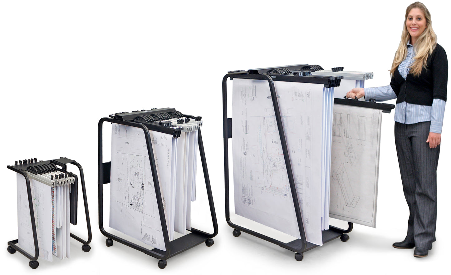 Hang-A-Plan Arnos A1 General Plan Trolley D061 550x710x990mm