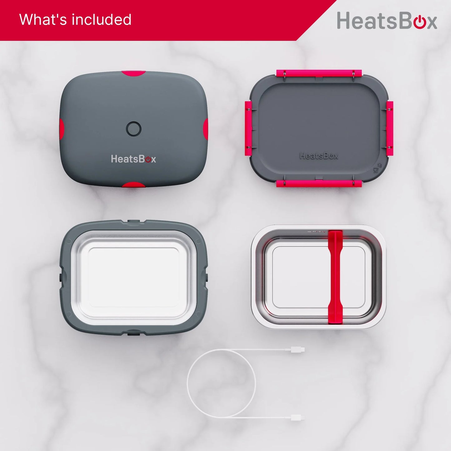 HeatsBox GO – Portable Battery-Powered Smart Heating Lunchbox