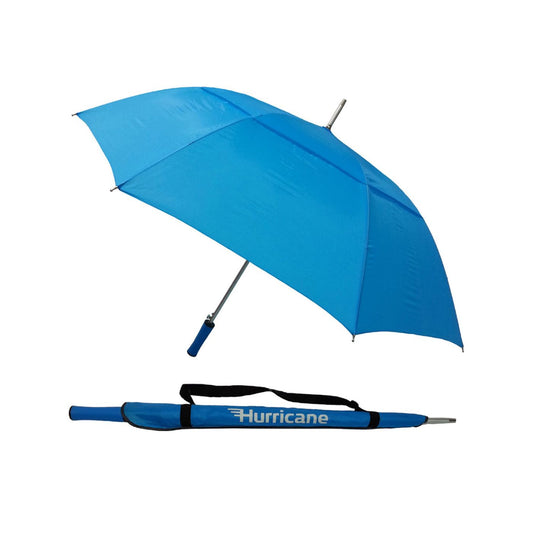 Hurricane Urban Ultimate Umbrella – Cyan | Windproof Golf Umbrella with Vented Canopy