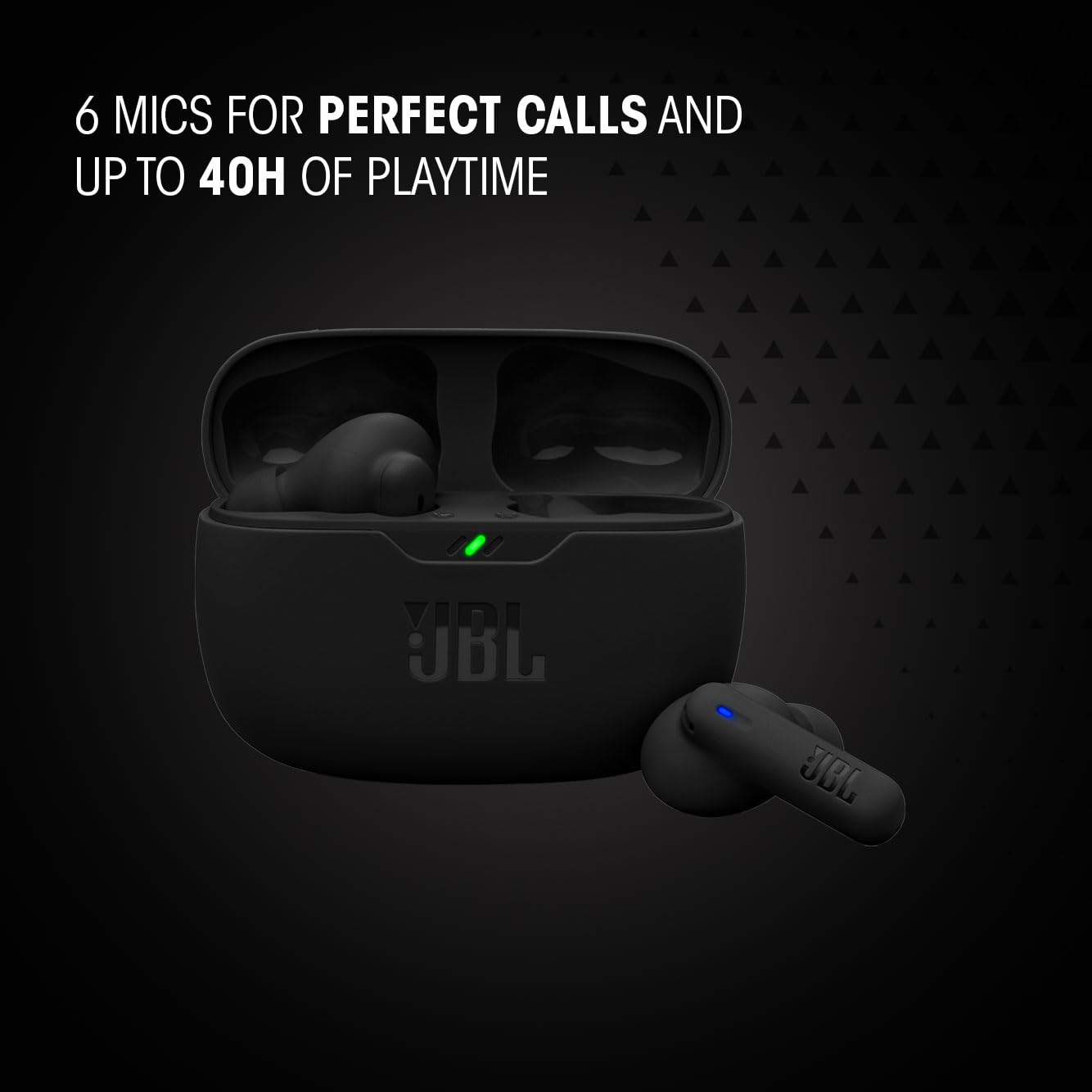JBL Wave Beam 2 True Wireless Noise Cancelling Earbuds - Black
