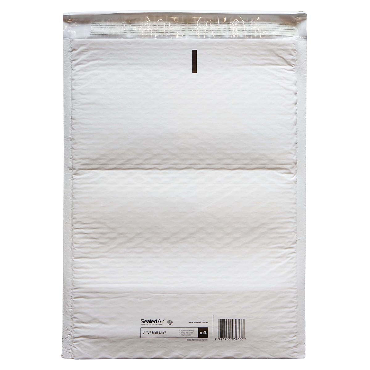 Jiffy Mail Lite Bag Size 4 – 256x385mm Recyclable Protective Bubble Mailer