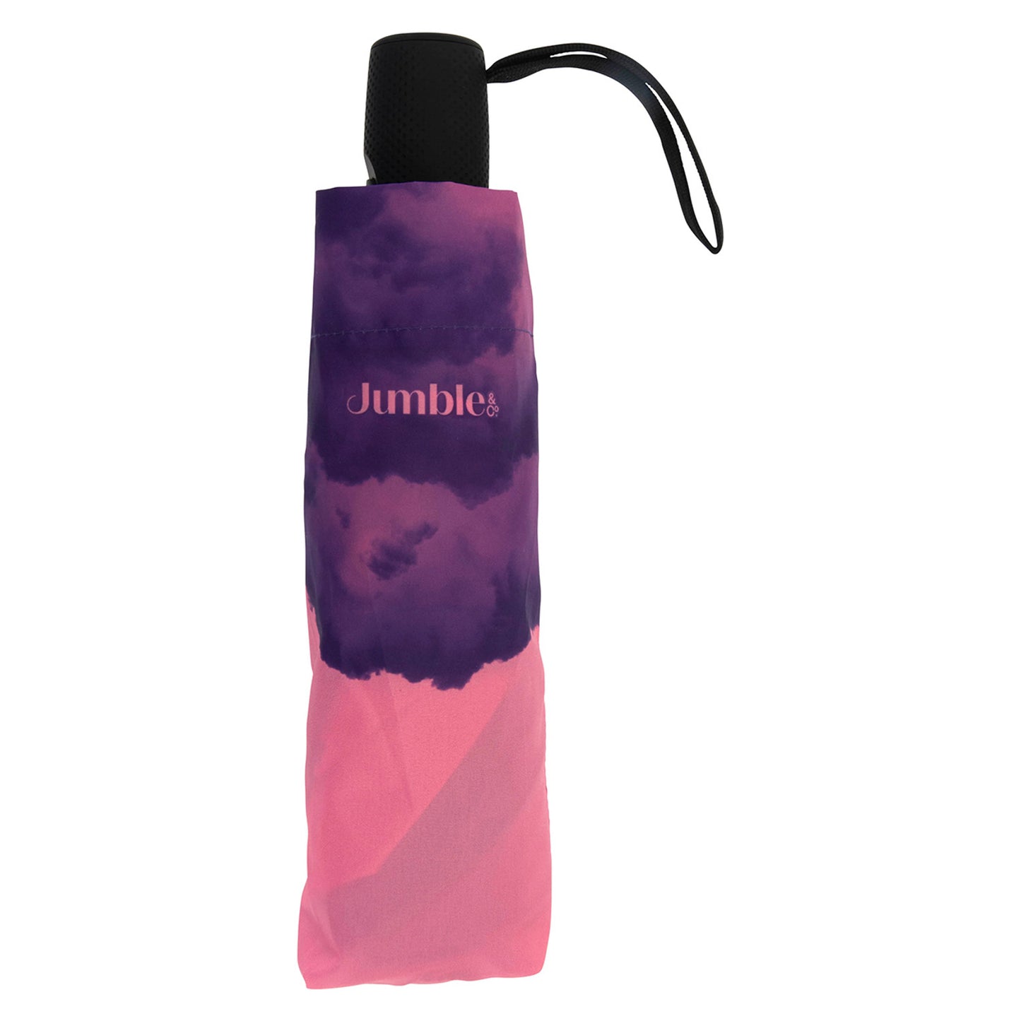 Jumble & Co Auto Open & Close Umbrella – Ups & Downs Purple | School Depot NZ