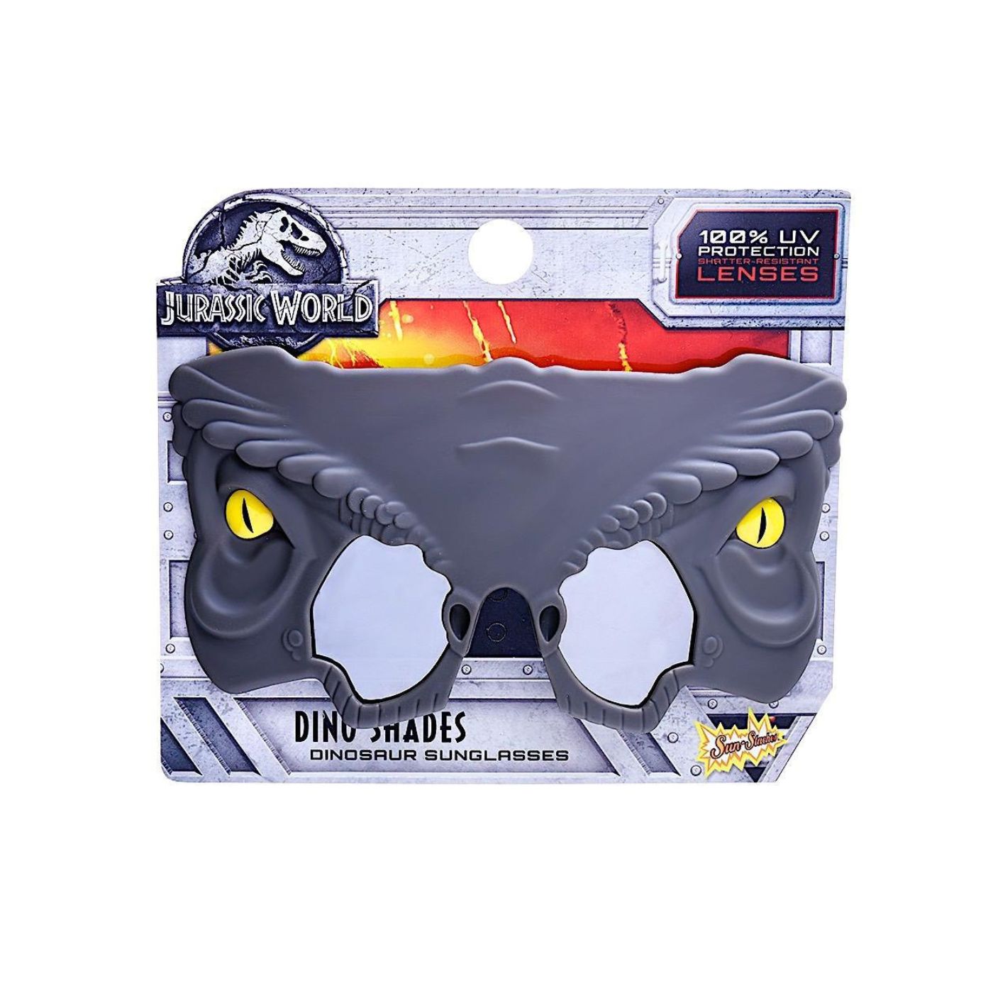 Jurassic World Blue Raptor Dinosaur 3D Sun-Staches All Ages