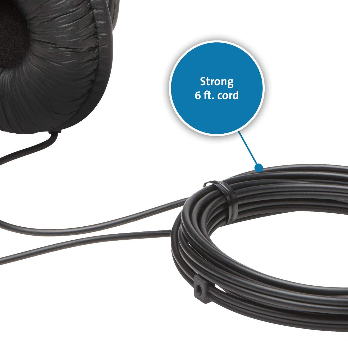 Kensington Headphones Hi-Fi Microphone Volume Control & Noise Cancellation