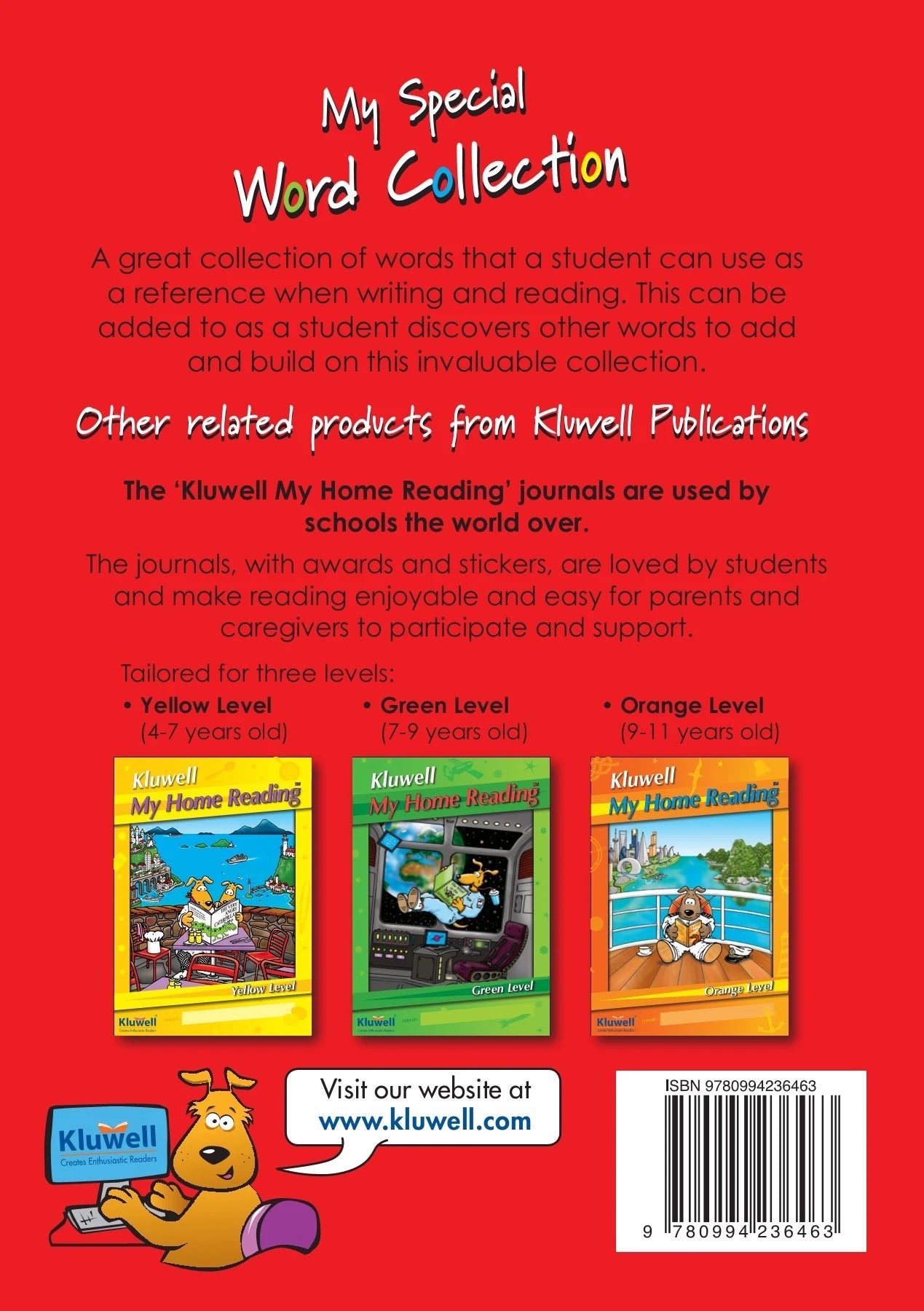 Kluwell My Special Word Collection Book