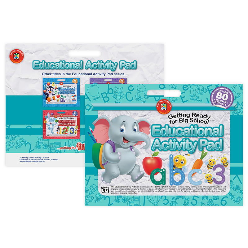 LCBF Educational Practice Activity Pad Getting Ready for Big School