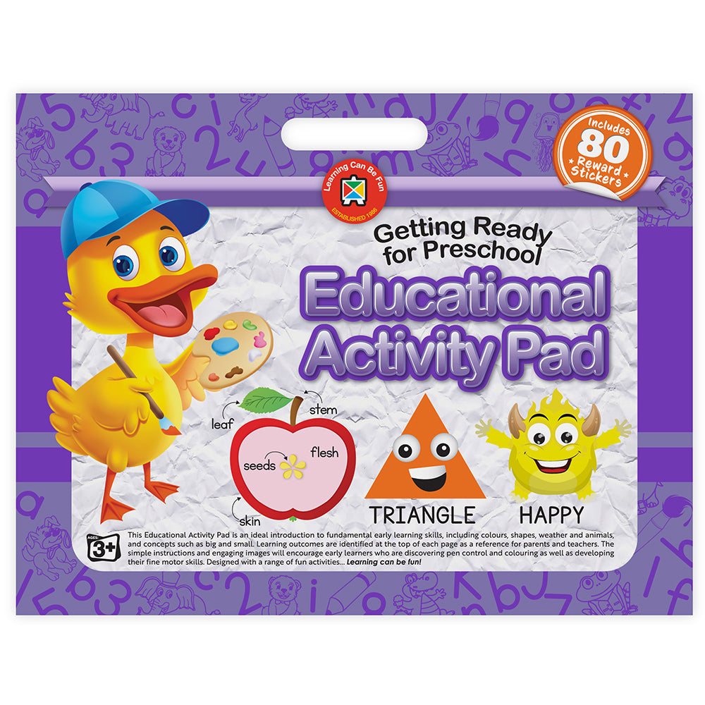 LCBF Educational Activity Pad Getting Ready for Preschool