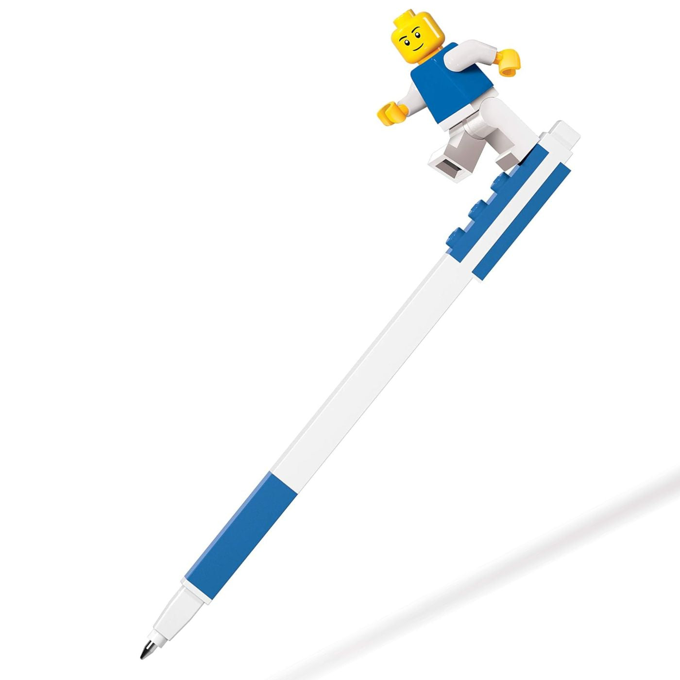 LEGO® Gel Pen Medium Tip 0.7mm Blue | Customisable with LEGO Bricks
