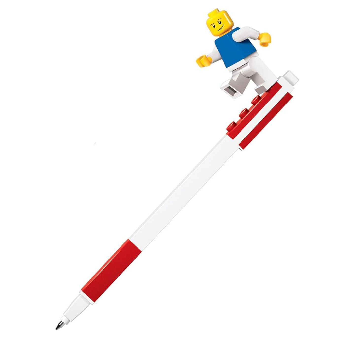 LEGO® Gel Pen Medium Tip 0.7mm Red | Customisable with LEGO Bricks