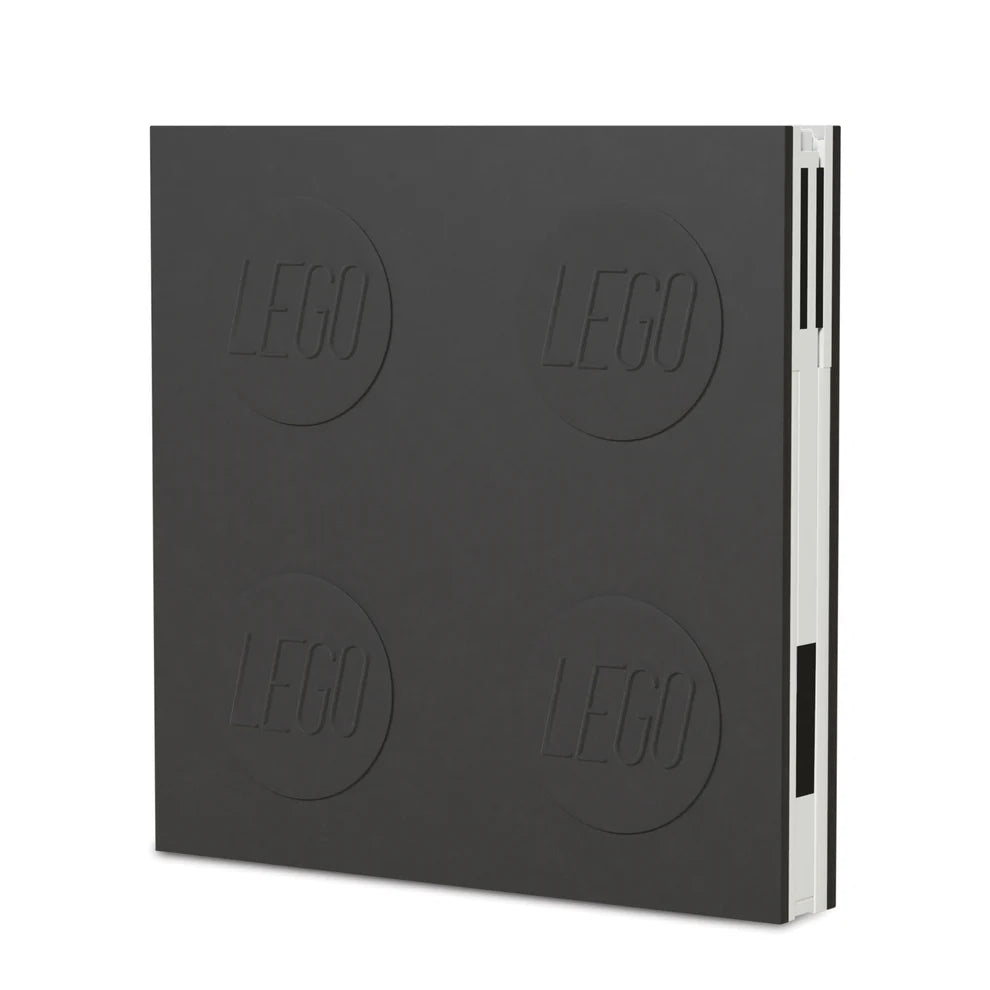 LEGO® Locking Notebook with Gel Pen – Black | 192 Pages & Gift Box