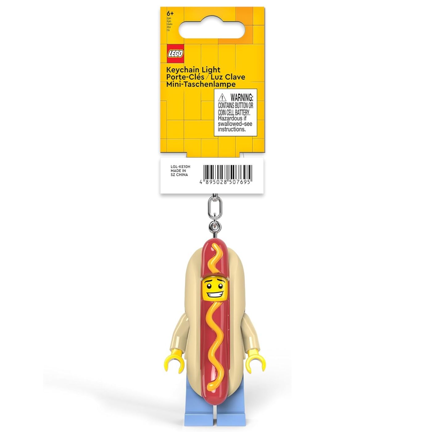 LEGO® Minifigures™ Keychain - Hot Dog Man
