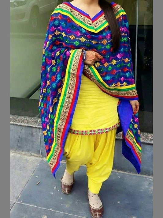 Ladies Patiala Style Punjabi Suit