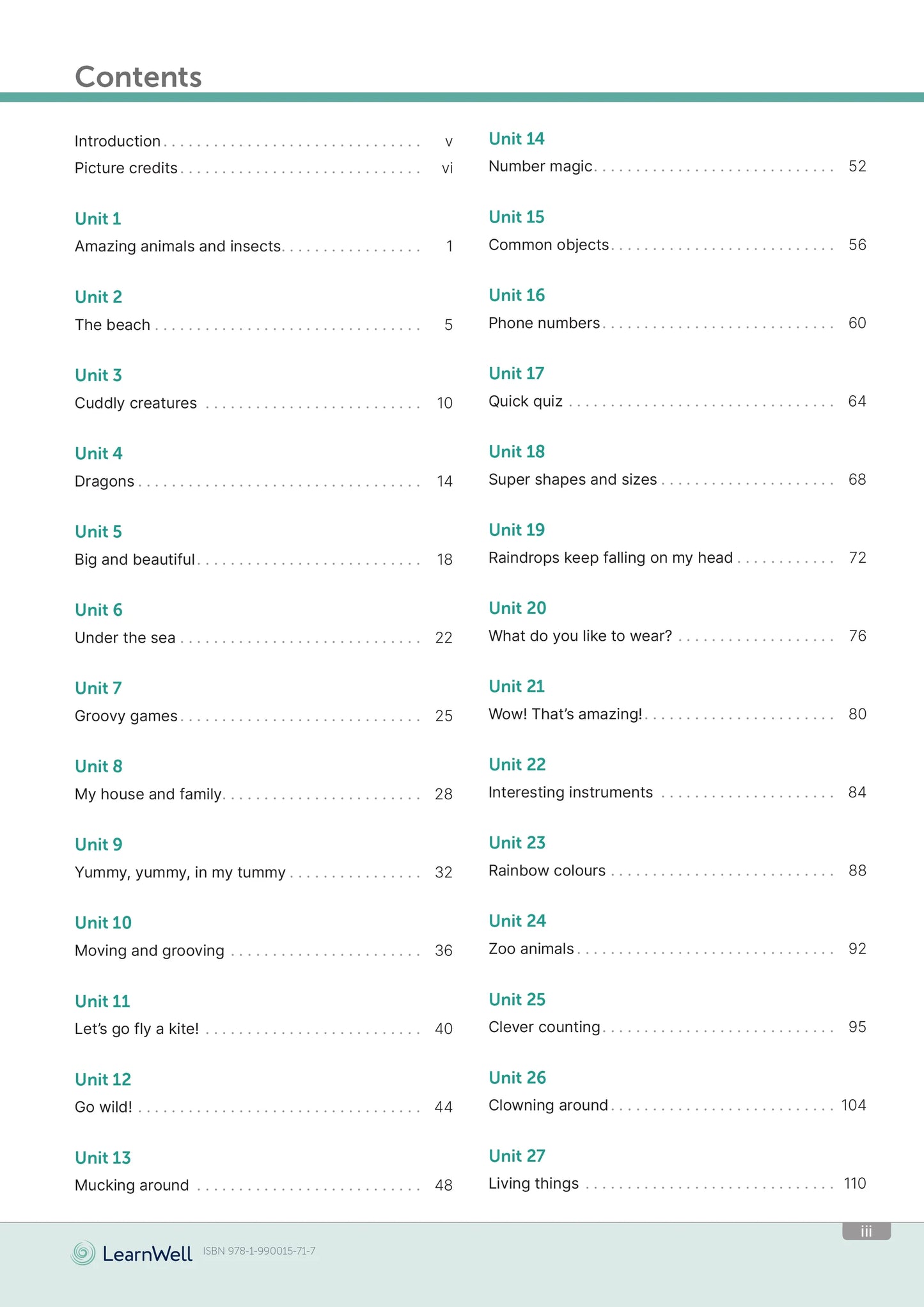 LearnWell Year 1 Homework Start Right Workbook
