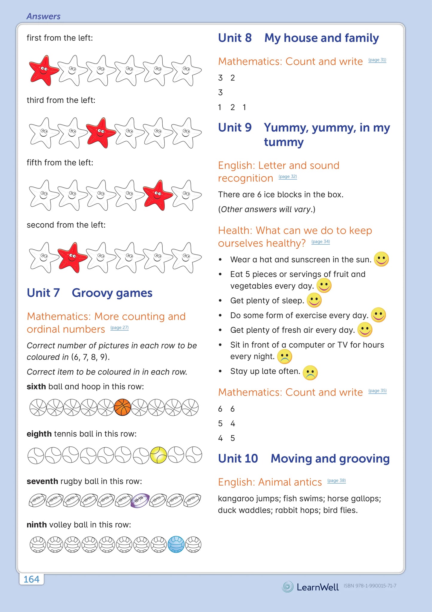 LearnWell Year 1 Homework Start Right Workbook