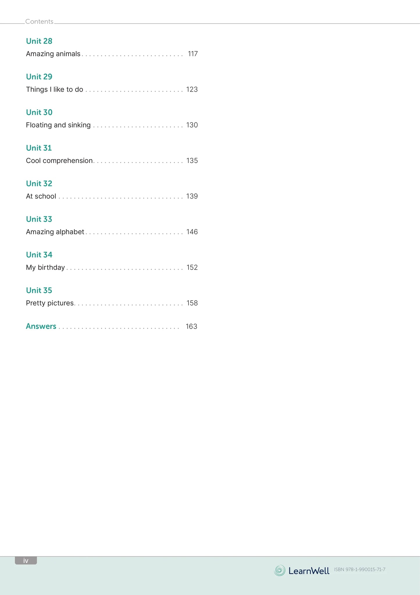 LearnWell Year 1 Homework Start Right Workbook
