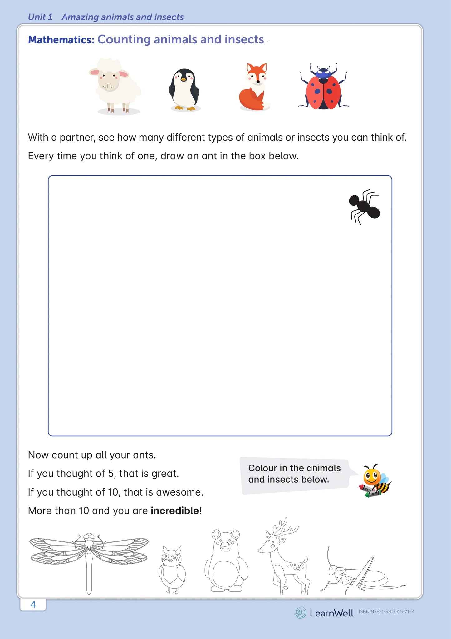 LearnWell Year 1 Homework Start Right Workbook